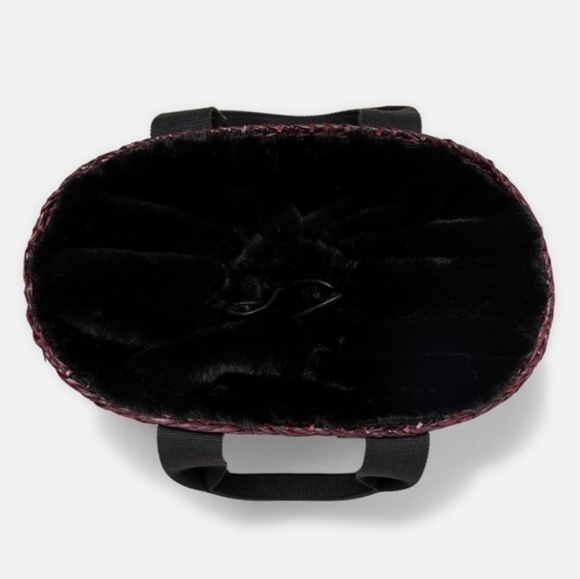 ZARA Mixed Media Straw Bag - Picture 3 of 9